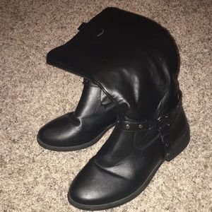 Leather below knee boots!!!